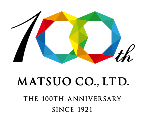 松尾株式会社100周年記念ロゴ